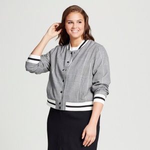 NWT Who What Wear x Target 2X Varsity Bomber Jacket